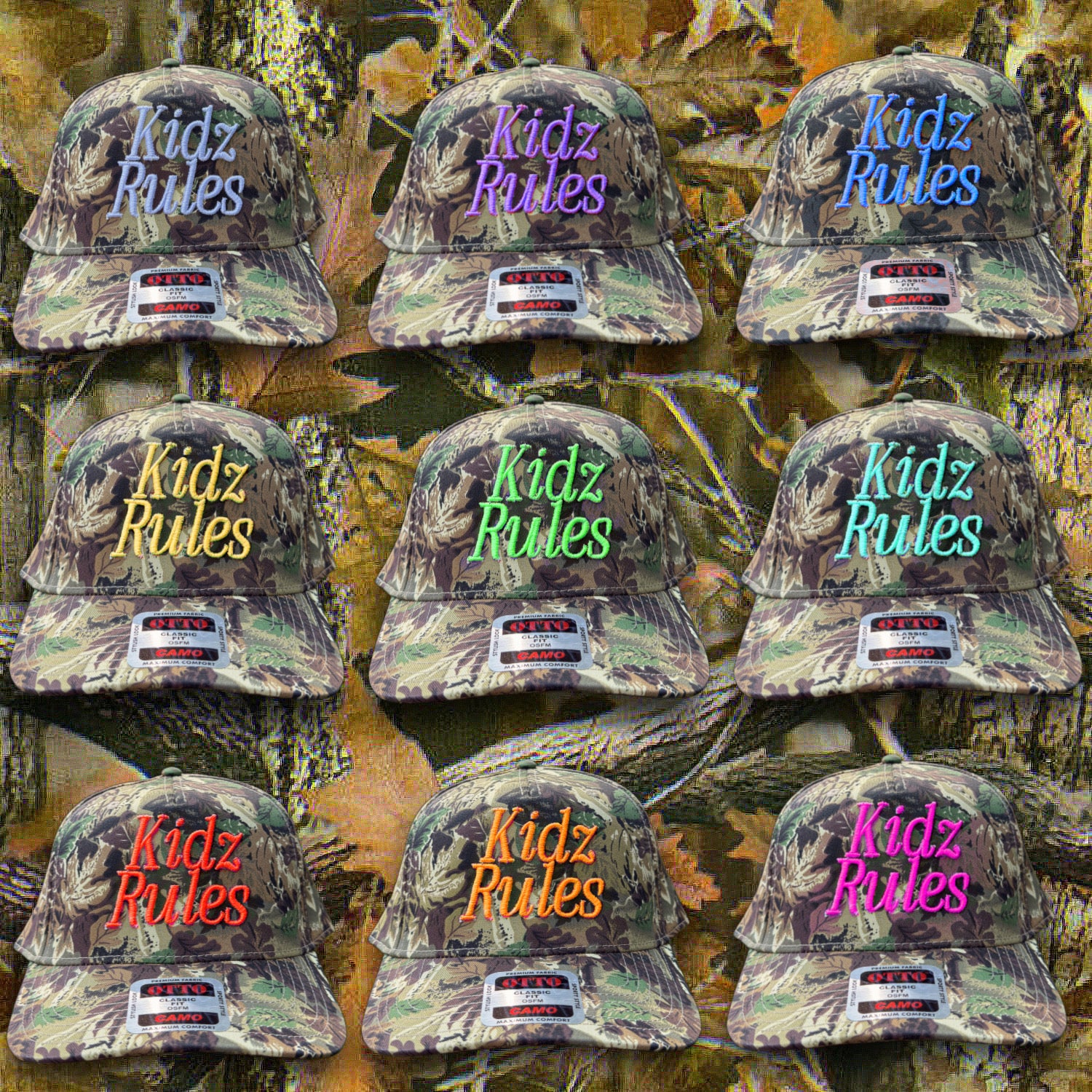 KIDZ RULES “CAMMO LEAF”