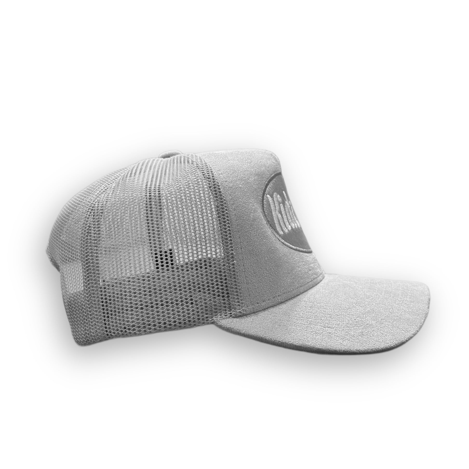 Kidz Rules “TRUCKER HAT” grey suede
